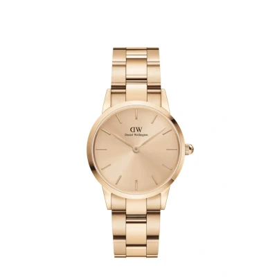 Afbeelding van Daniel Wellington Iconic LINK Unitone 28 RG Rose gold Horloge goldcoloured, Dames, Maat: 28, coloured