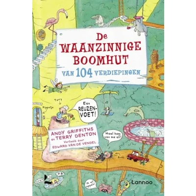 Afbeelding van Uitgeverij lannoo de waanzinnige boomhut van 104 verdiepingen