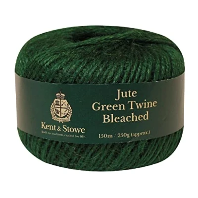 Afbeelding van Kent &amp; Stowe Tuinkoord, jute, 150 m, 250 g, gebleekt, groen