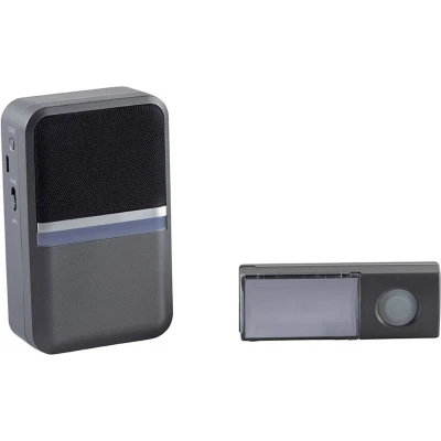 Afbeelding van Heidemann 70847 Complete set voor Draadloze deurbel Met USB aansluiting, Zelf bespeelbaar