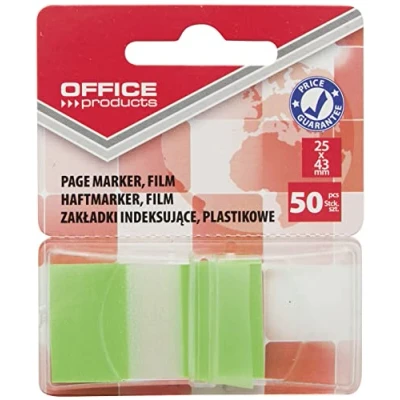 Afbeelding van Star index, 25 x 43 mm, blister van 50 tabs, groen 24 stuks