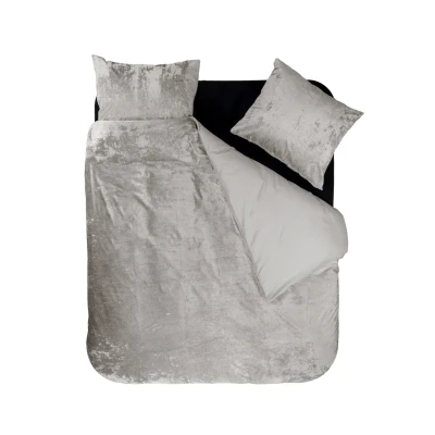 Afbeelding van Y NOT Dekbedovertrek Crystal Velvet Make a Difference Warm Sand 2 Persoons Zand