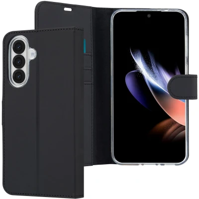Afbeelding van Accezz Hoesje Geschikt voor Samsung Galaxy A56 Met Pasjeshouder Wallet Softcase Bookcase Zwart