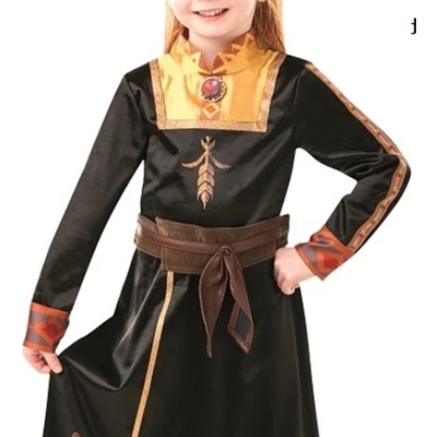 Afbeelding van Rubie&#039;s Verkleedjurk Anna Frozen Ii Paars 2 delig Mt 104