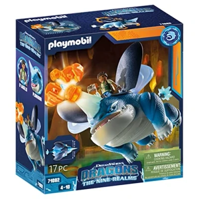 Afbeelding van Playmobil Dragons Dragon: The Nine Realms Plowhorn &amp; DAno 71082