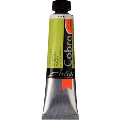 Afbeelding van Olieverf #617 Geelgroen Cobra Artitst 40ml
