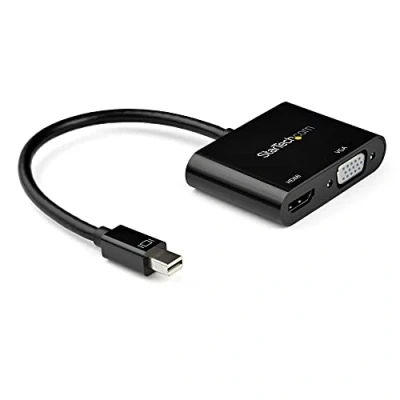 Afbeelding van Adapter Mini Display Port naar HDMI/VGA Startech MDP2VGAHD20 Zwart 4K Ultra HD