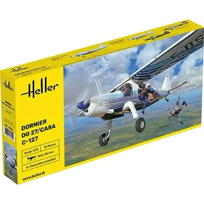 Afbeelding van 1:72 Heller 30304 Dornier DO27/CASA C 127 Plastic Modelbouwpakket