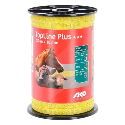 Afbeelding van Ako Afrasterlint TopLine Plus TriCond 10mm x 200m