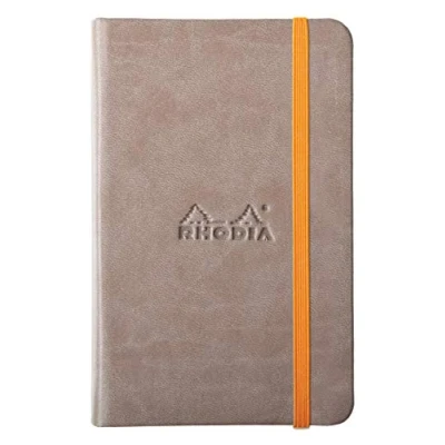 Afbeelding van Rhodia Rhodiarama Book 118624C Notitieboek A6 met elastiek, 96 vellen, wit