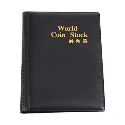 Afbeelding van Cafopgrill Munt Albums Boeken 10 Pagina 120 Hoesjes Wereld Muntenalbum Muntenhouder Collectie Voor Opslag Muntenhouders Penny Zakken (Zwart)