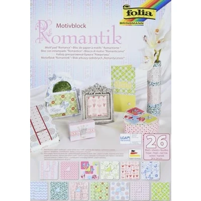 Afbeelding van Folia Motiefpapier Romantiek