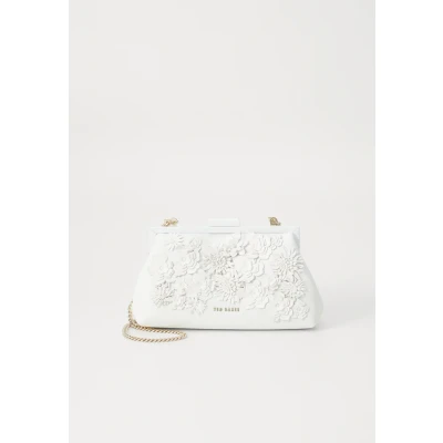 Afbeelding van Ted Baker Fiorell Clutch, Dames, Maat: One Size, White