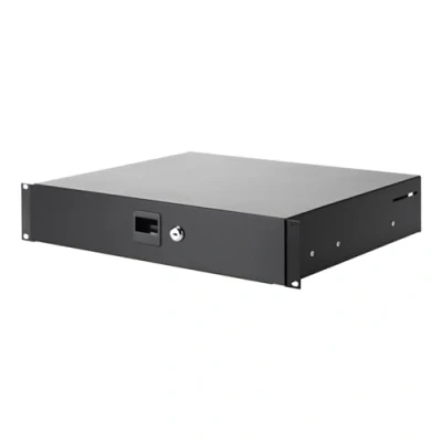 Afbeelding van Adam Hall 19&quot; Racklade2HE 38cm inbouwdiepte, afsluitbaar Rack lade