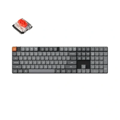 Afbeelding van Keychron K5 Max QMK/VIA mechanisch gaming toetsenbord red switch