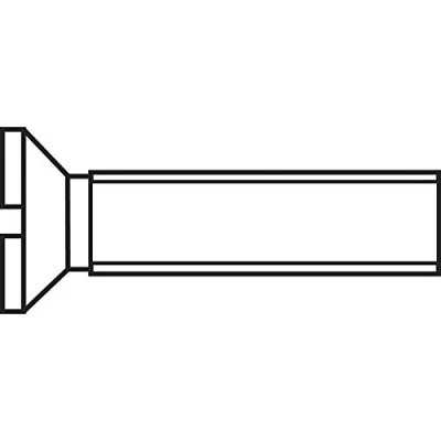 Afbeelding van TOOLCRAFT M2*10 D963 4.8:A2K 194817 Verzonken schroeven M2 10 mm Sleuf DIN 963 Staal Verzinkt 100 stuk(s)