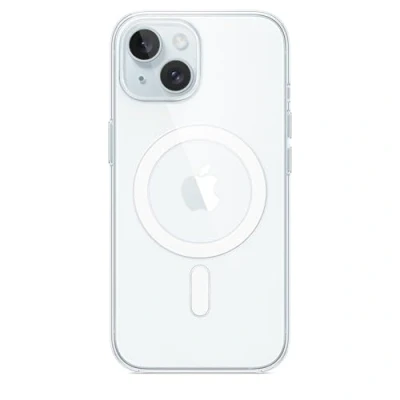 Afbeelding van Apple Doorzichtig hoesje met MagSafe voor iPhone 15