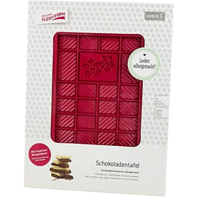 Afbeelding van Lurch chocoladevorm siliconen rood 11x16.5cm