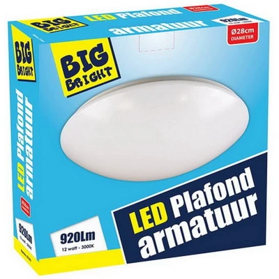 Afbeelding van LED plafond/wand 12W 3000K 28cm