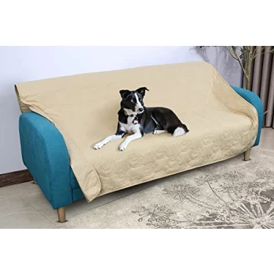 Afbeelding van Waterdichte hondendeken voor bank, wasbare bankhoes huisdieren, antislip, 150 x 120 cm, laté