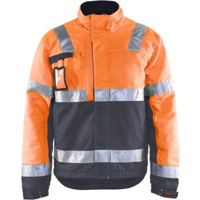 Afbeelding van Blaklader Winterjas High Vis 4862 1811 Oranje/Medium Grijs XXL