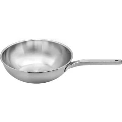Afbeelding van Wokpan 5 ply RVS, 28 cm Cookai