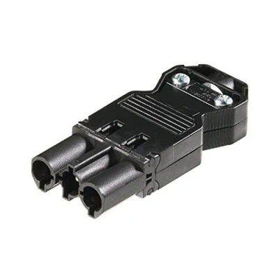 Afbeelding van Wieland Accessoires/reserveonderdeel, W Socket 230V mannelijk, Lengte: 70 mm, Breedte: 28 Hoogte: 12 Zwart