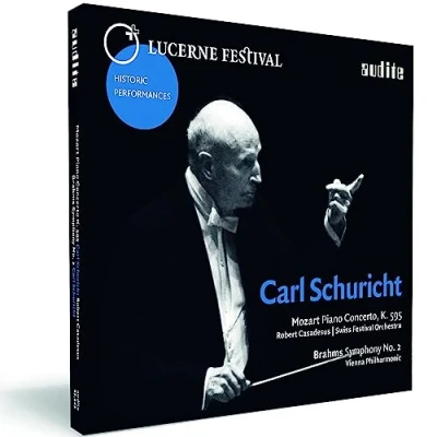 Afbeelding van Robert Casadesus, Schweizerisches Festspielorchester &amp; Wiener Philharmoniker Carl Schuricht conducts Mozart Brahms (CD)