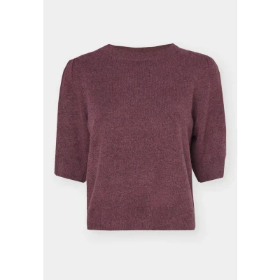 Afbeelding van ONLY Onlrica Tshirt print, Dames, Maat: XS, Rose brown melange