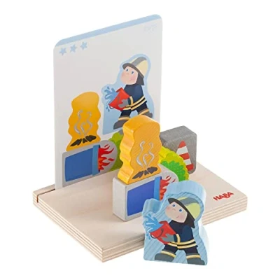 Image de Haba Jeu à empiler 3D Pompiers
