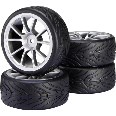 Afbeelding van Reely 1:10 Straatmodel Complete wielen Destroyer 10 spaaks Zilver 4 stuk(s)