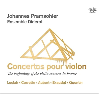 Afbeelding van Johannes Pramsohler Ensemble Didero Concertos Pour Violon (CD)