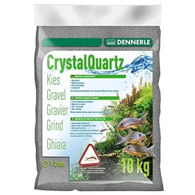 Afbeelding van Dennerle Kristal Kwartsgrind Leigrijs 10 kg Aquarium decoratie
