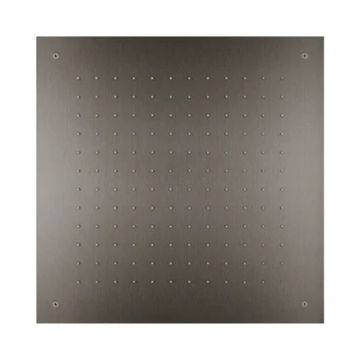 Afbeelding van SB Square 316 Regendouche inbouw 50x50cm PVD gun metal 1208955323