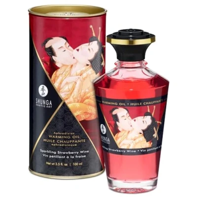 Afbeelding van SHUNGA APHRODISIAC WARMING OIL STRAWBERRY 100 ML