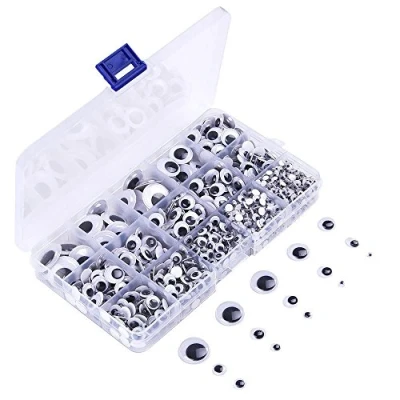 Afbeelding van KUUQA 1220 stuks zelfklevende ogen voor scrapbooking en knutselen