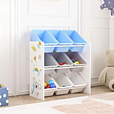 Afbeelding van Kinderrek Muxía speelgoedkast 60x62x26,5 cm Koala motief