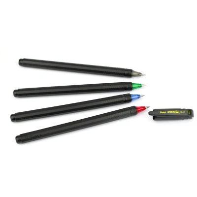 Afbeelding van Pentel roller Energel Recycology, 0,7mm, BL417R A, zwart 12 stuks