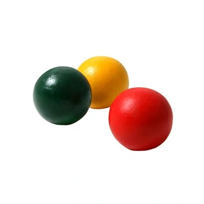 Afbeelding van SPORTSIDE 3 varkens behendigheidsspel en outdoor balspel varken van hout doelen 040053 meerkleurig 22 cm sportartikel