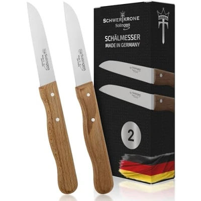 Afbeelding van Schwertkrone Premium Chefmes Set 2 Delig Ultra Scherpe RVS Messen, Ergonomisch Ontworpen voor Ultieme Precisie