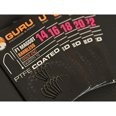 Afbeelding van Guru F1 Maggot Barbless Spade End (10 pcs) Maat : 20