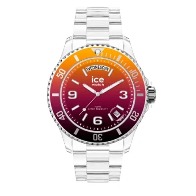 Afbeelding van Ice Watch Clear Sunset Horloge, Maat: Medium, Fire m