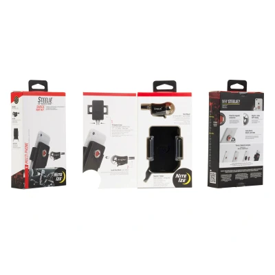 Afbeelding van Steelie Squeeze Vent Mount Kit Magnetisch telefoon Montage Systeem voor in de auto