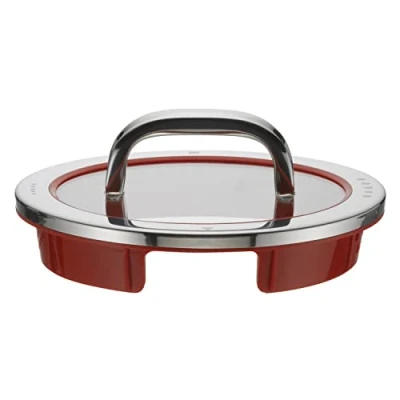 Afbeelding van WMF Functie 4 glazen deksel van roestvrij staal 18/10, rood, 16 cm