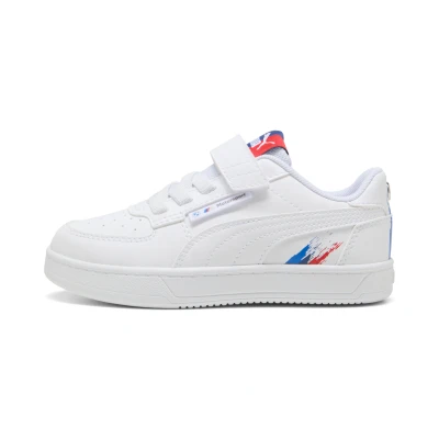 Afbeelding van Puma BMW Motorsport Caven 2.0 Sneakers laag voor kinderen, Maat: 28, White Kunststof/ textiel