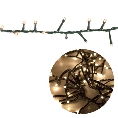 Afbeelding van Cheqo® Kerstboomverlichting Clusterverlichting Kerstlampjes LED Verlichting Kerstverlichting voor Binnen en Buiten 1800 36 Meter Extra Warm Wit
