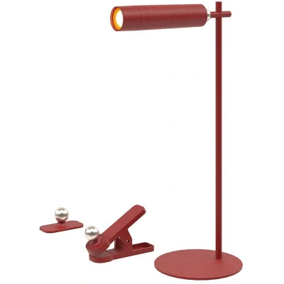Afbeelding van V TAC VT 7413 R Tafellampen Oplaadbare IP20 Rood 3 Watt 300 Lumen 4000K