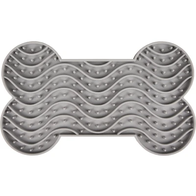 Afbeelding van Flamingo Yummee Likmat Honden Silicone Been Grijs L 29,8cm 1st 138733
