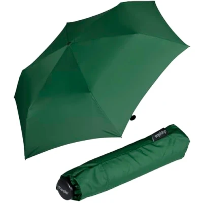Afbeelding van Doppler Zero zakparaplu, 99, gewicht slechts 99 gram, stabiel, winddicht, 21 cm, Groen (Ivy 2)
