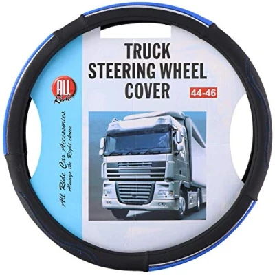 Afbeelding van All Ride Truck Stuurhoes Ø44 46 cm Kunstleer Zwart/ Blauw